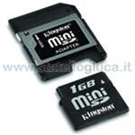 Memory-card 1GB SECURE MINI DIGITAL CARD KINGSTON