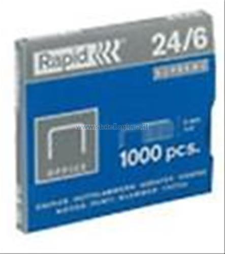 Punti metallici RAPID 24/6 126 SC. 1000