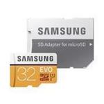MicroSD della SAMSUNG modello EVO da 32GB UHS (lettura max 100Mb/s)