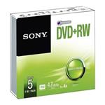 DVD della SONY DVD +RW da 4.7 GB 5pz per confezione