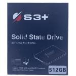 Hard Disk SSD della S3+ da 512GB [ Velocità di scrittura: 400 MB/s - Velocità Lettura: 560 MB/s ]