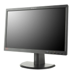 Monitor LENOVO modello THINKVISION da 24" risoluzione 1920 x 1200 HD LCD WIDE SCREEN connessione VGA + DVI hub USB 4 porte