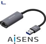 Adattatore di rete AISENS usb 3.0 gigabit ethernet 10/100/1000 grigio