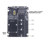 Adattatore da SATA 3 a 1 porta M.2 NVME SSD formato 2230/2242/2260/2280 oppure MSATA