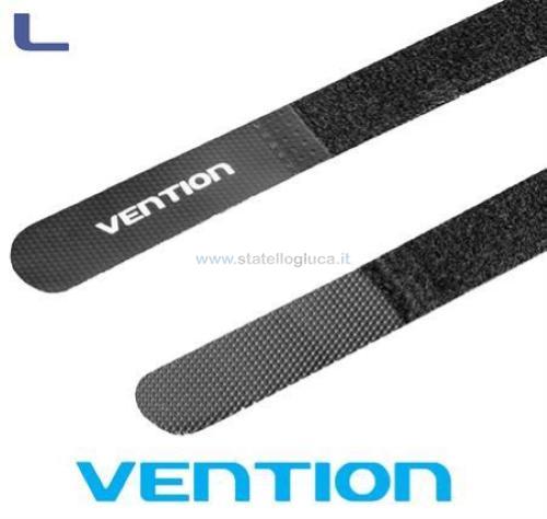 Striscia per gestione dei cavi 18 cm 10 pz vention *572